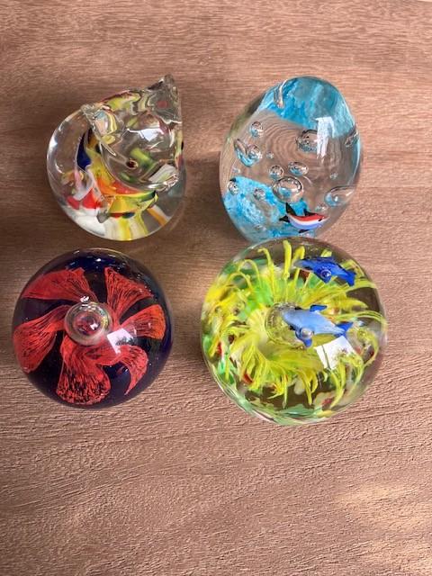 7 STUKS  Glazen bollen voor de snelle beslisser  1 Koop., Ophalen of Verzenden