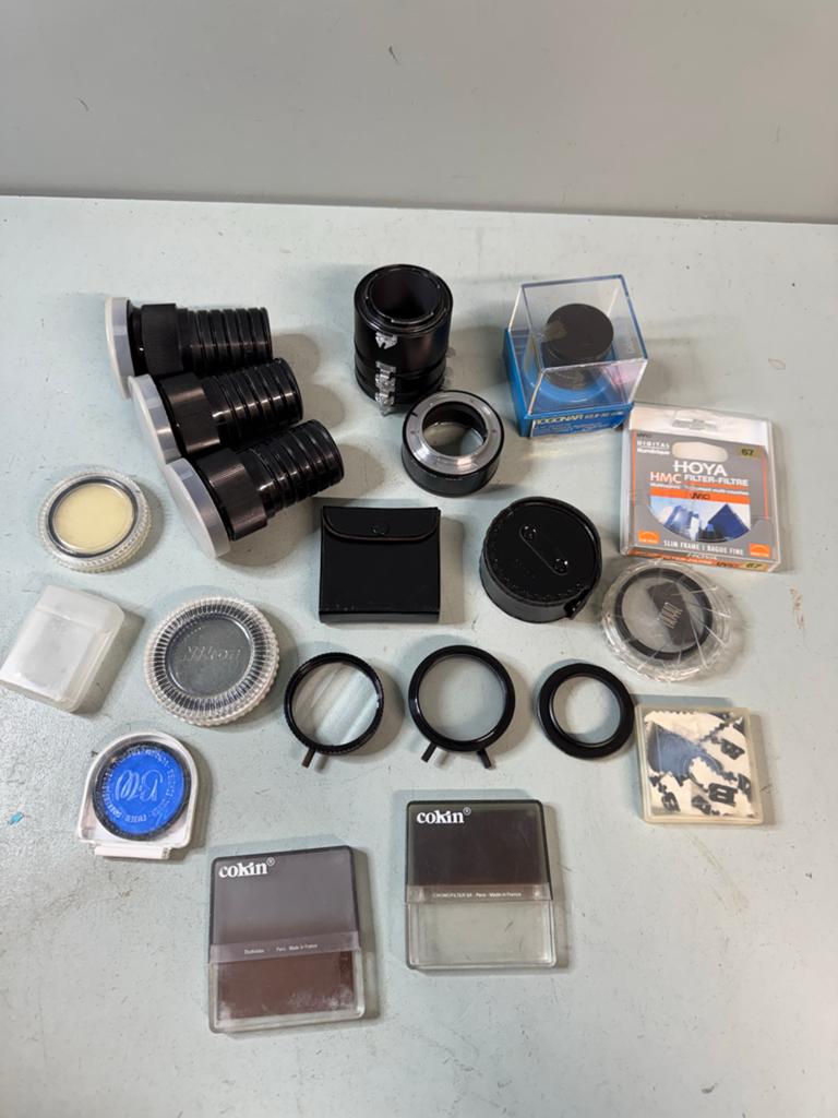 Vintage fotografieaccessoires en lenzen set, Overige merken, Gebruikt, Overige typen, ?