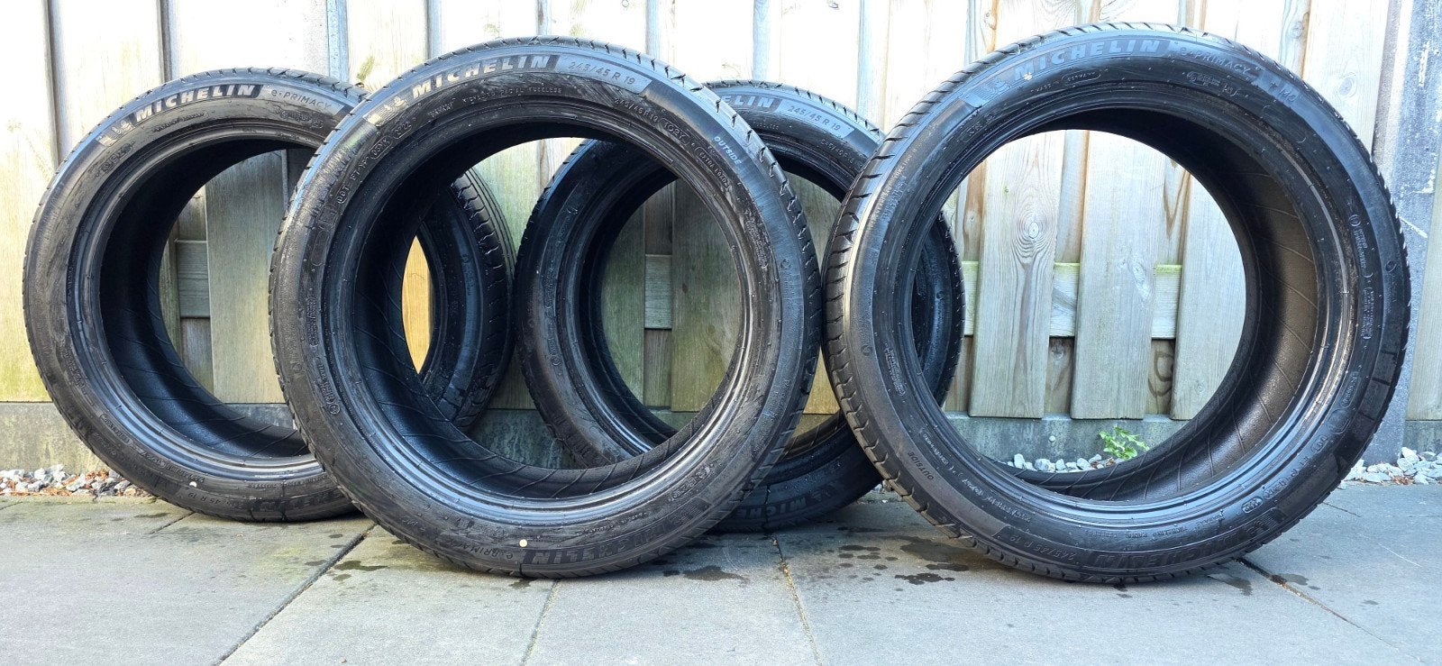 Mooie set Michelin e-Primacy 245 45 19 zomerbanden, 19 inch, Ophalen of Verzenden, Band(en), Personenwagen