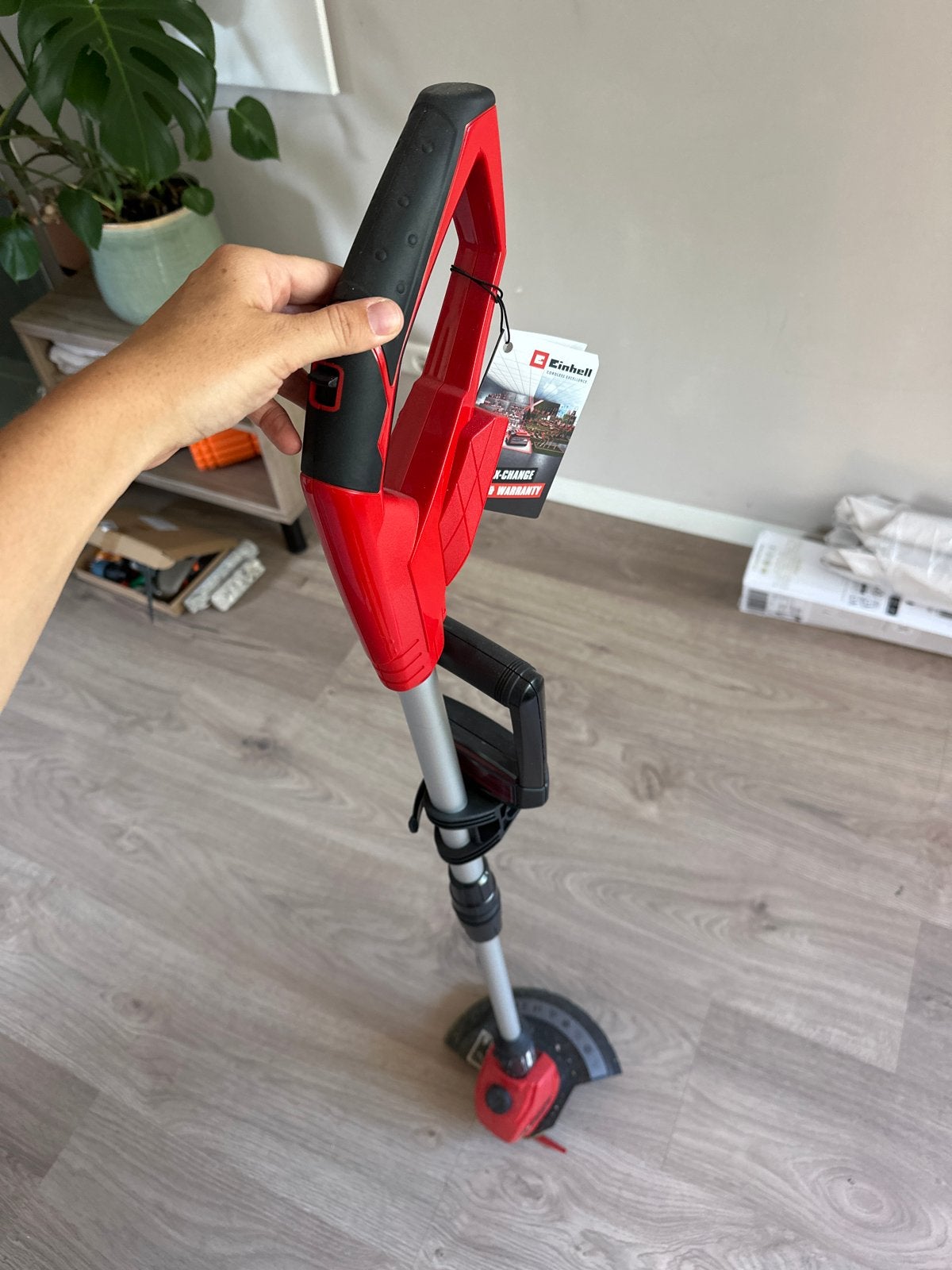 Einhell Accu Grastrimmer GE-CT 18 Li-Solo - 1 x gebruikt, Ophalen, Nieuw, 30 tot 50 cm, Accu