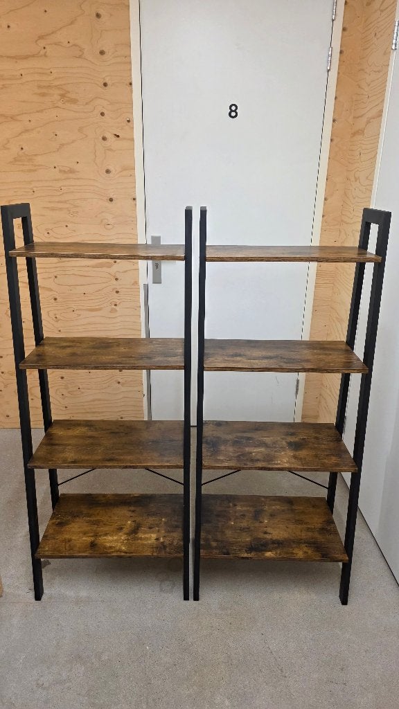 2 VASAGLE industriële ladderkast – zo goed als nieuw, Ophalen, Met plank(en), 50 tot 100 cm, Zo goed als nieuw