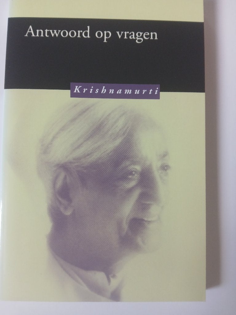 Antwoord op vragen – Krishnamurti, Boeken, Esoterie en Spiritualiteit, Spiritualiteit algemeen, Verzenden, Overige typen, Zo goed als nieuw