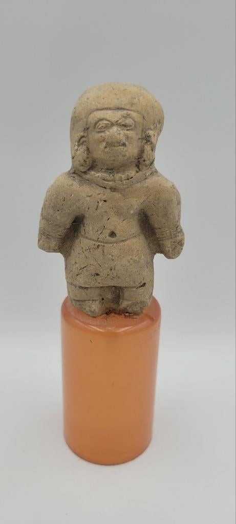 Pre-Columbiaans Jama-Coaque beeldje, Ecuador, elite figuur, Antiek en Kunst, Ophalen