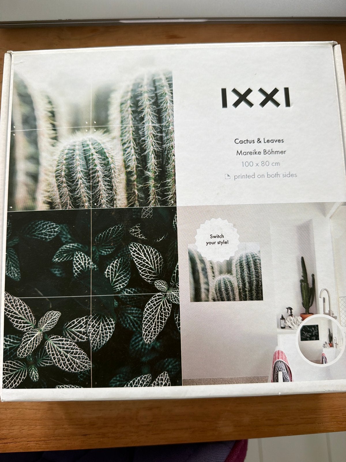 IXIX Wanddecoratie Cactus & Leaves - Nieuw in doos, Meerkleurig, Nieuw, Ophalen of Verzenden, Wandbord of Wandpaneel