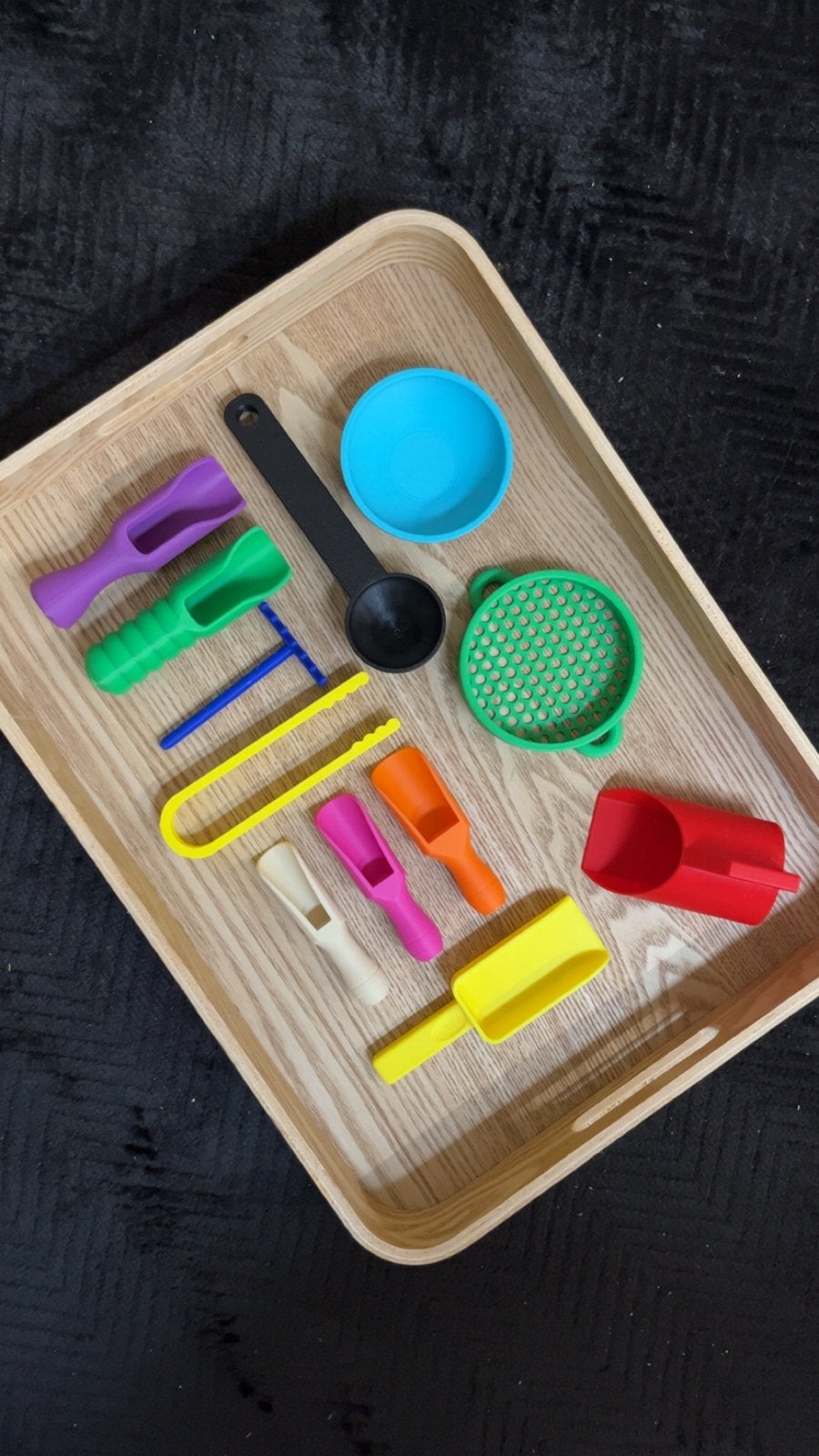 Sensorische speelset 12-delig: schepjes, harkje, pincet, zee, Kinderen en Baby's, Hoogersmilde Beilervaart 1, Ophalen of Verzenden