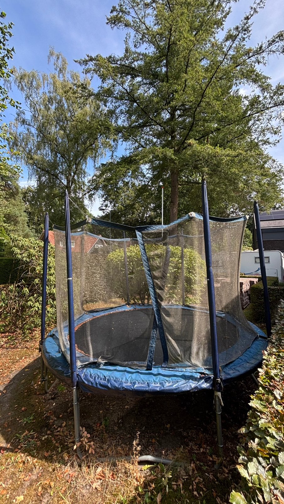 Grote trampoline 3,60 meter, Ophalen, Gebruikt