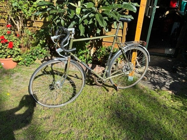 vintage racefiets gazelle sprinter, Ophalen, 28 inch, Gebruikt, Velgrem