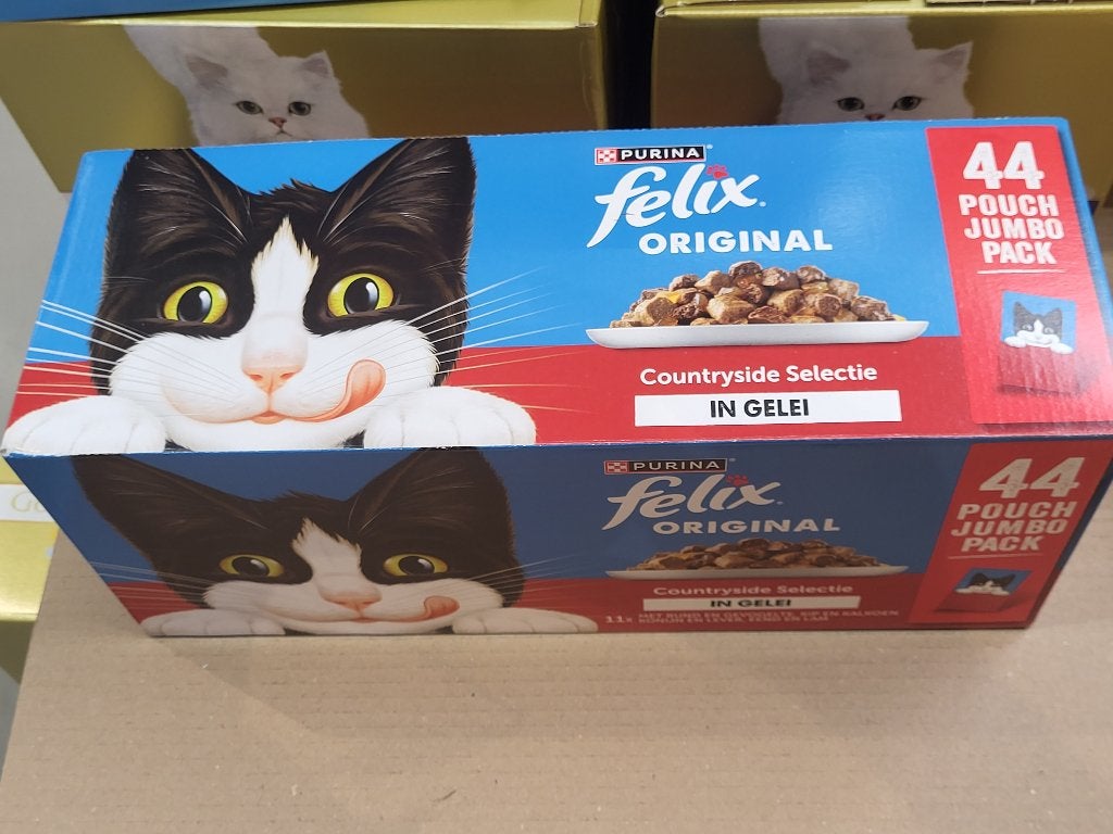 Felix Original Countryside selectie in gelei 44x85 gr, Dieren en Toebehoren, Ophalen, Kat