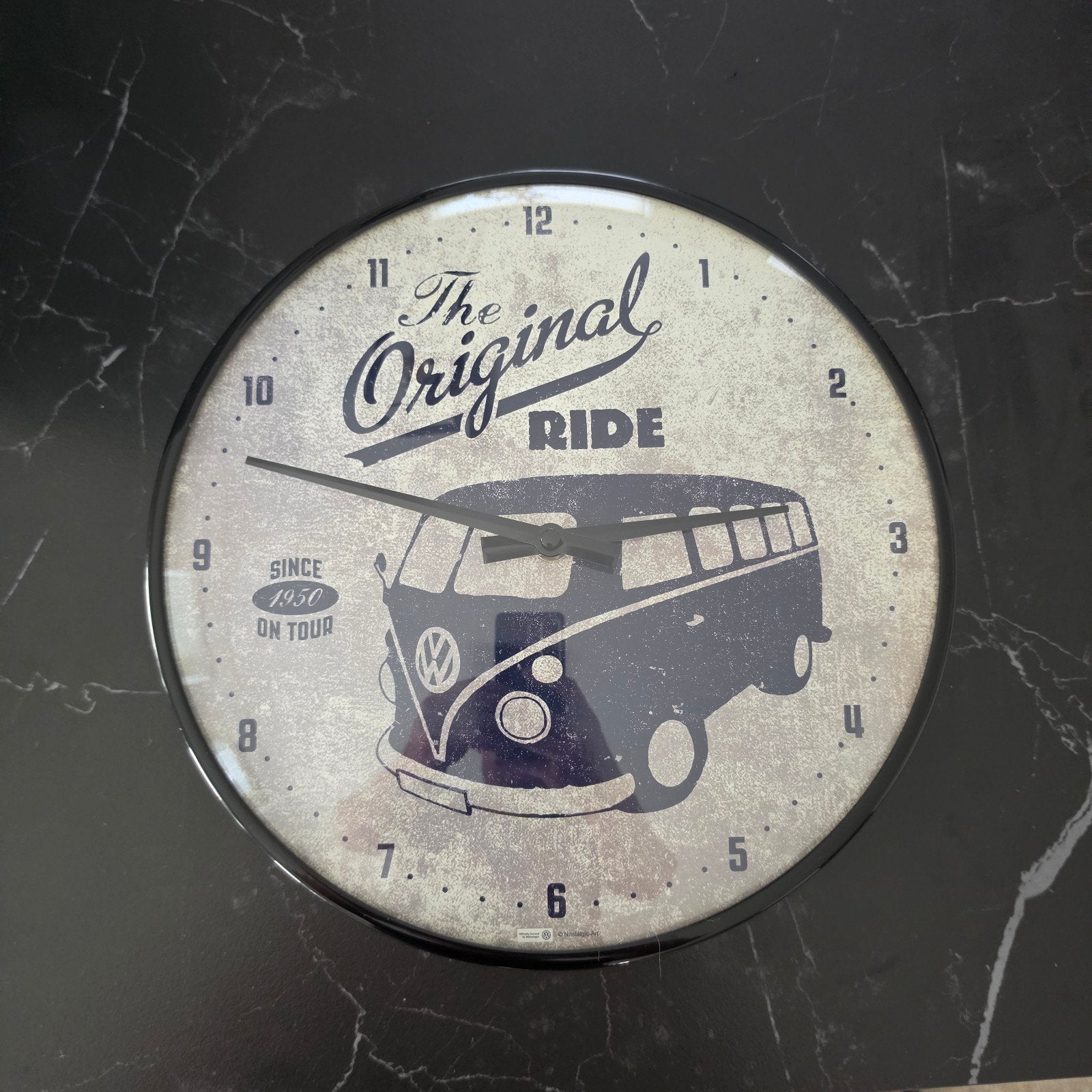 Volkswagen T1 Klok - The Original Ride - Wandklok, Analoog, Werkt op batterijen, Ophalen of Verzenden, Retro