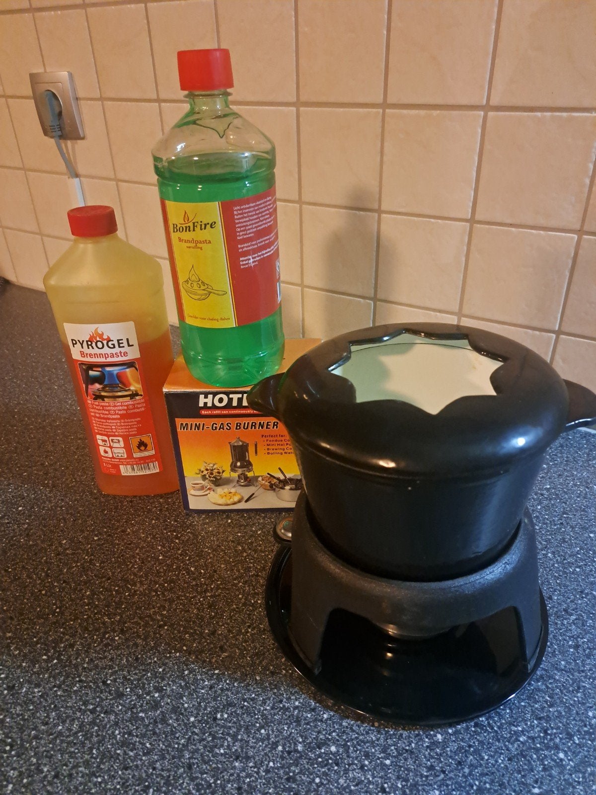 fondue set met extra brander, Verzenden, Brander, Fondueset