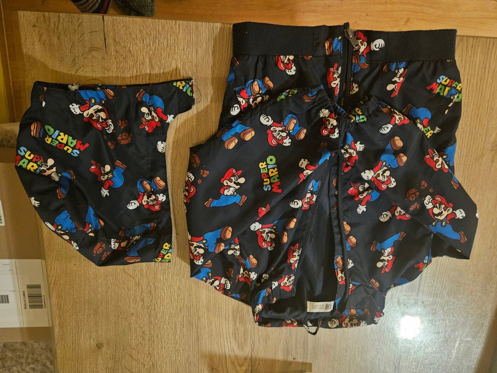 Super Mario jas voor Jongens - Maat 110/116, Super Mario, Gebruikt, Overige maten, Ophalen of Verzenden