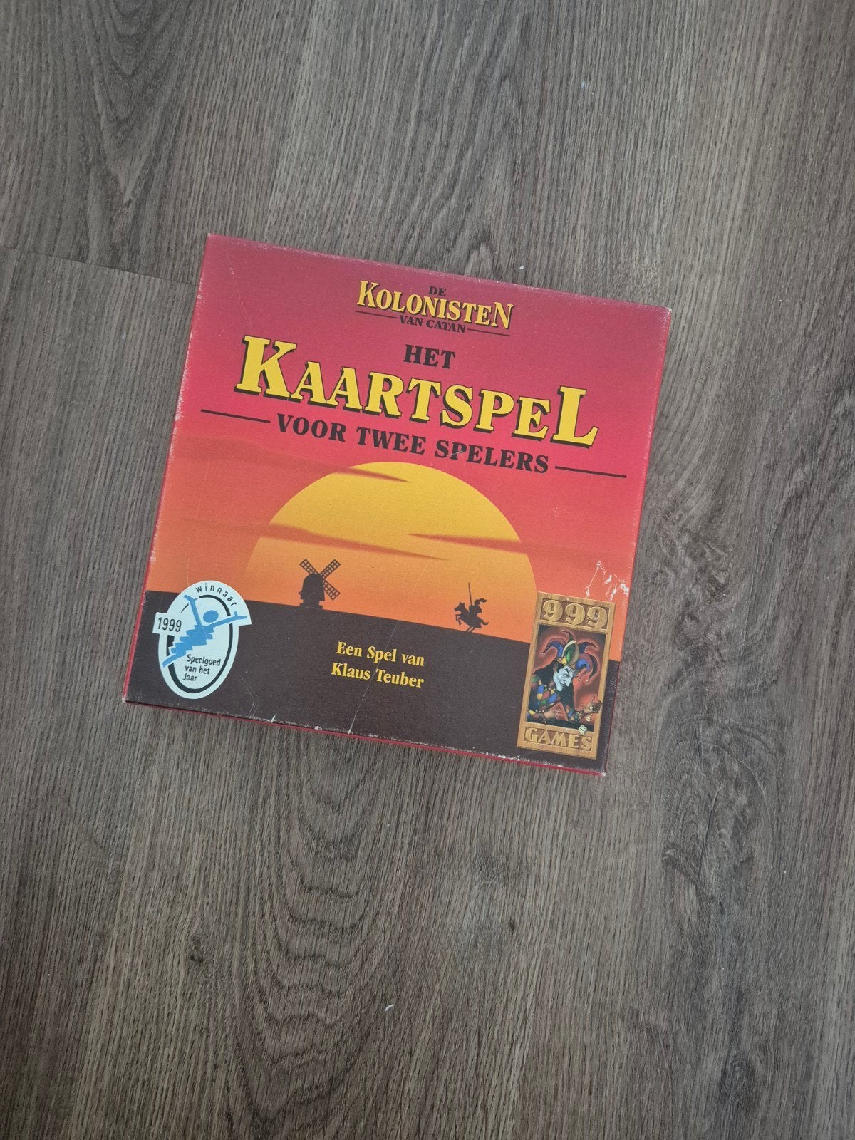 Kolonisten van Catan: Het Kaartspel voor Twee Spelers, Een of twee spelers, Ophalen of Verzenden, Zo goed als nieuw, 999 Games