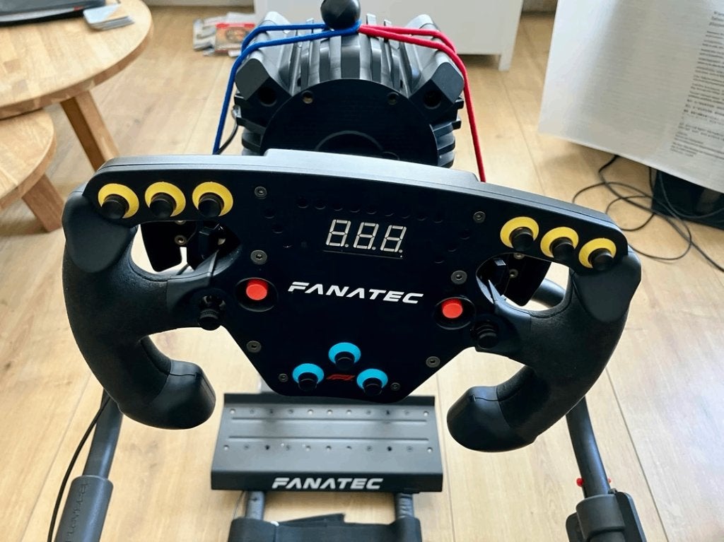 Complete Fanatec GT DD Pro setup inclusief stoel, Ophalen, 1 speler, Racen en Vliegen, Zo goed als nieuw