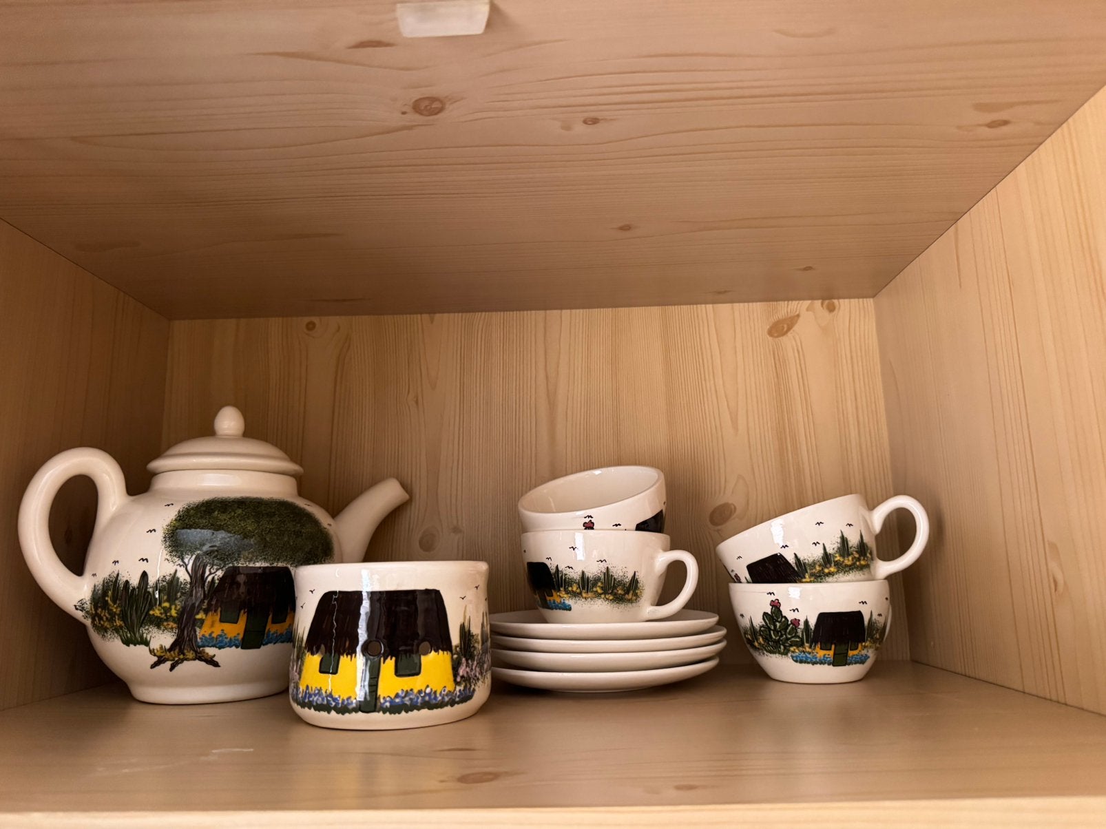 Thee servies Curacao Keramiek, Antiek en Kunst, Ophalen