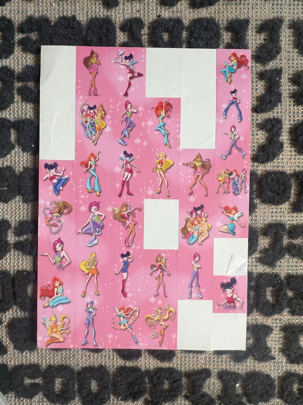 Winx Club stickers - Vintage verzamelobject, Ophalen of Verzenden, Gebruikt, Strip of Tekenfilm
