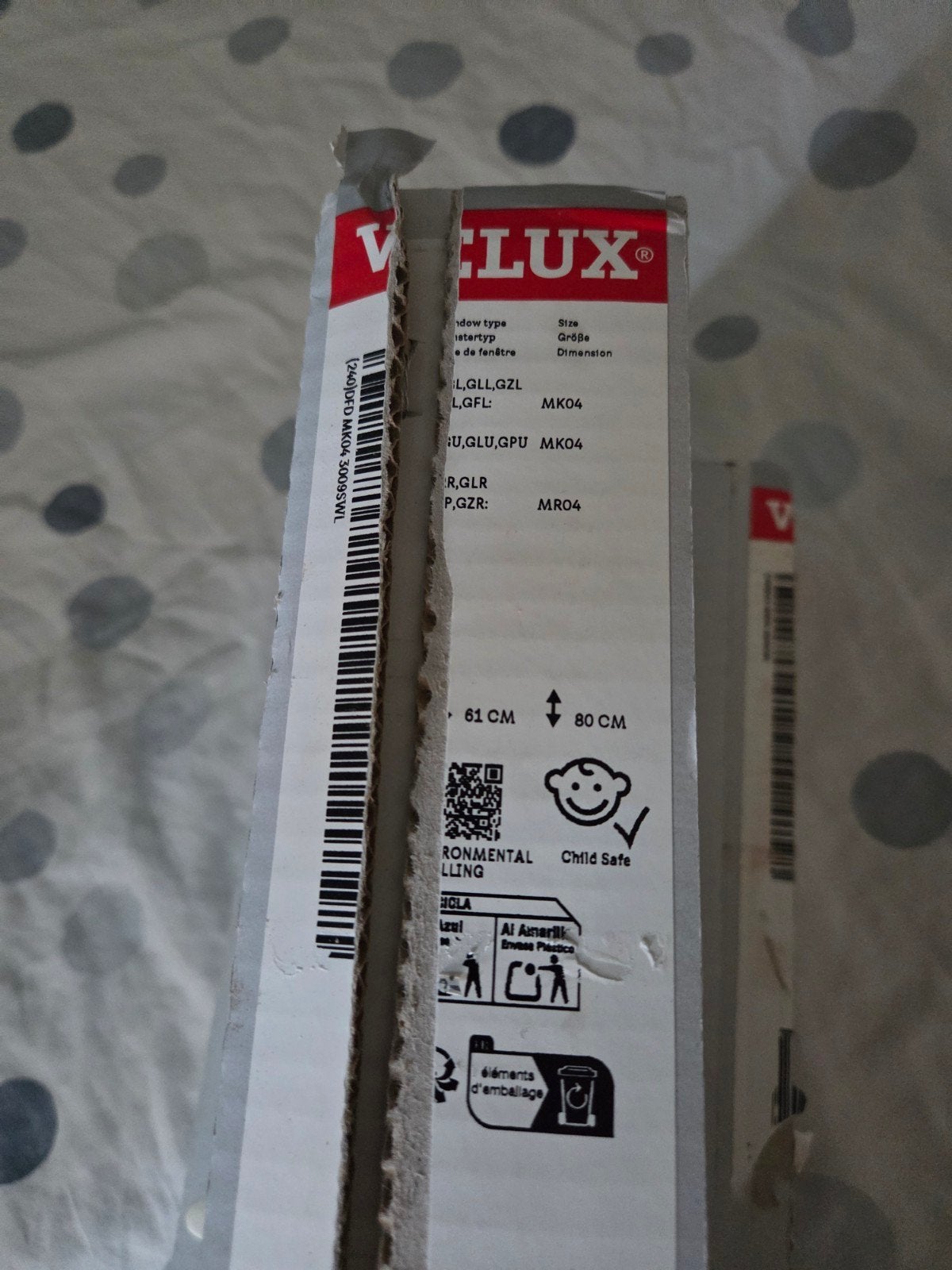 velux lichtdoorlatend plissegordijn duo nieuw, Ophalen of Verzenden, Nieuw, Zwart, Lichtdoorlatend