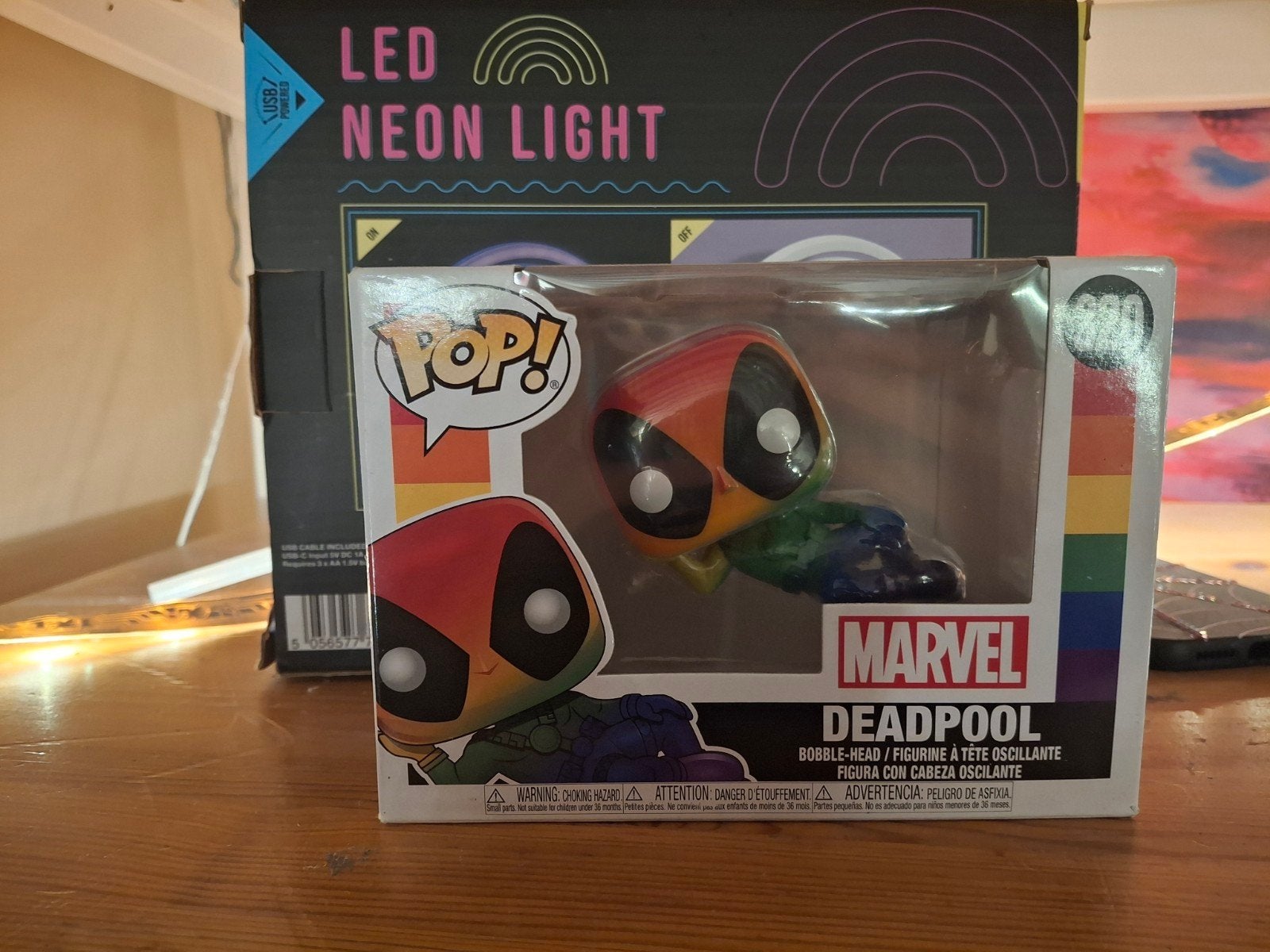 Funko Pop!  Deadpool #320 pride editie, Verzamelen, Ophalen of Verzenden, Zo goed als nieuw