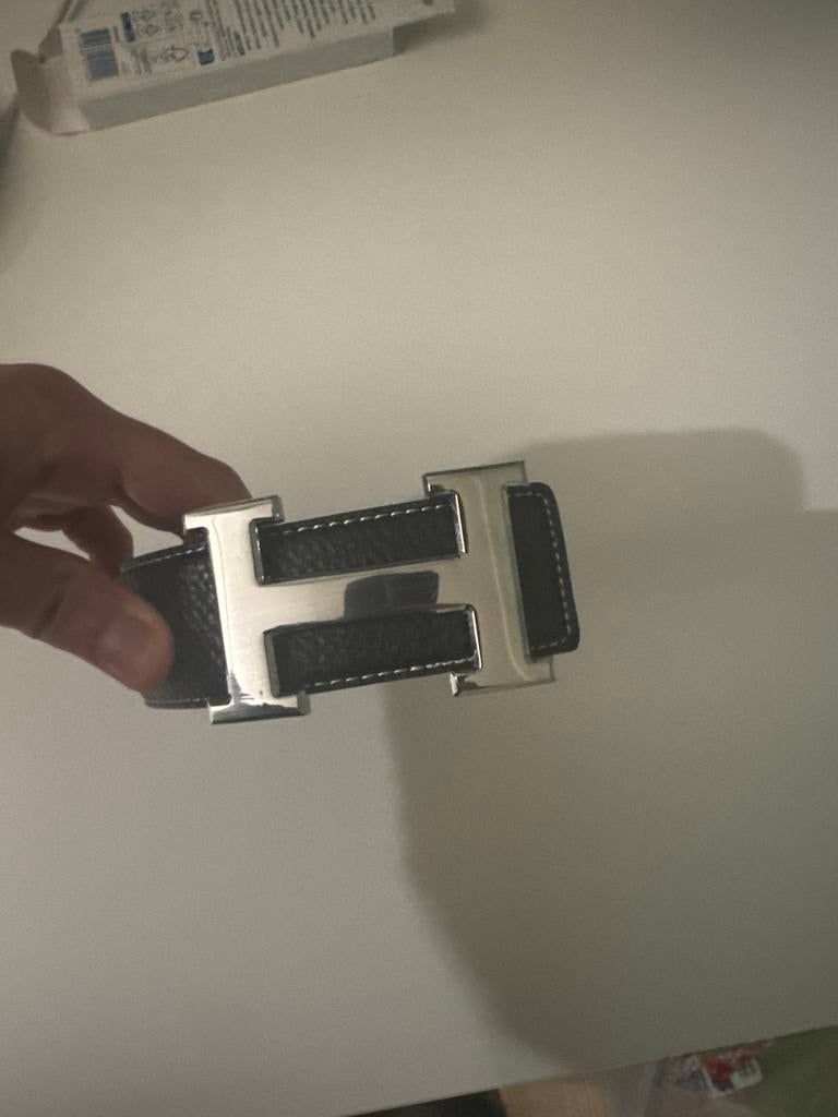 Zilver hermes riem, Kleding | Heren, Riemen en Ceinturen, Ophalen of Verzenden, Nieuw, 115 cm of meer