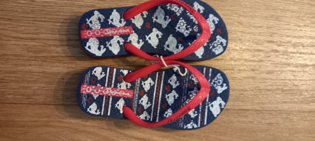 Ipanema blauwe teenslippers maat 23/24., Kinderen en Baby's, Jongen of Meisje, Nieuw, Ophalen of Verzenden, Ipanema