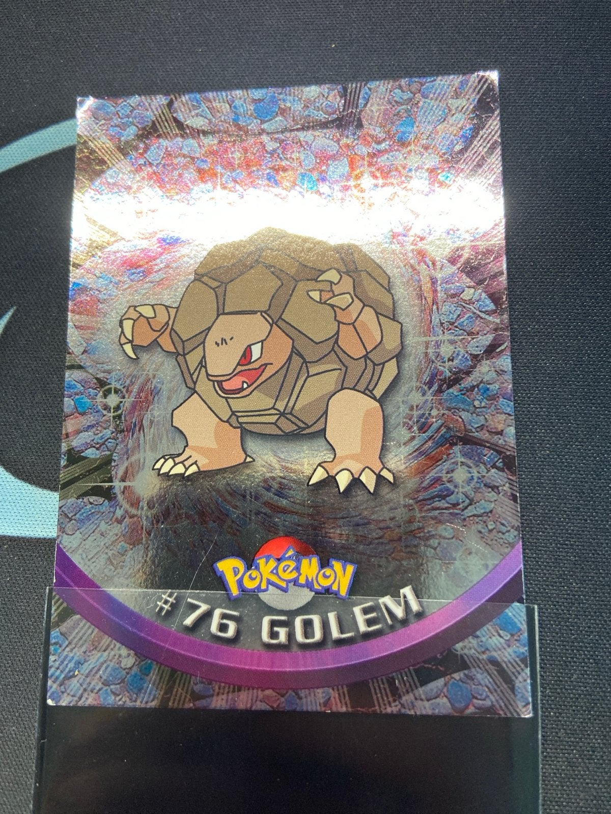 Pokémon Golem #76 Topps Chrome Series 1 Foil Kaart, Ophalen of Verzenden, Zo goed als nieuw, Losse kaart, Foil