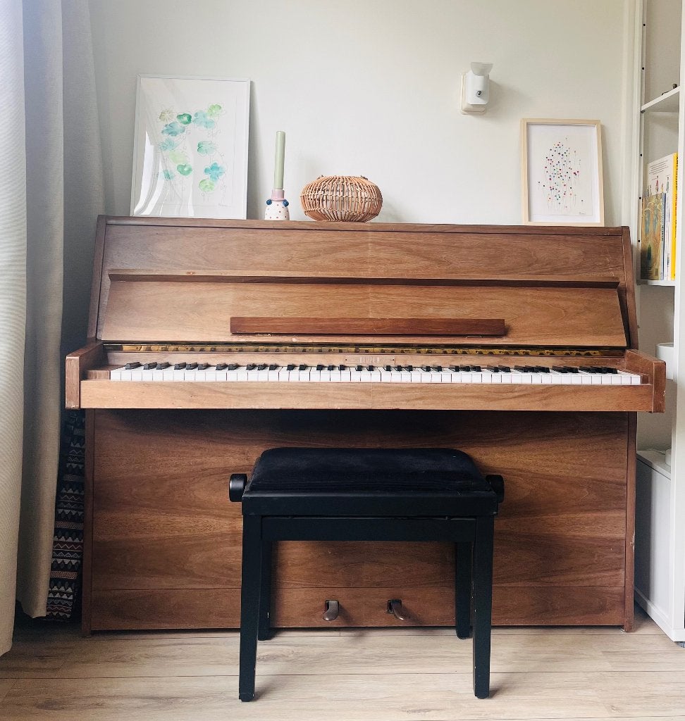 Piano rippen, Ophalen, Gebruikt, Bruin, Piano