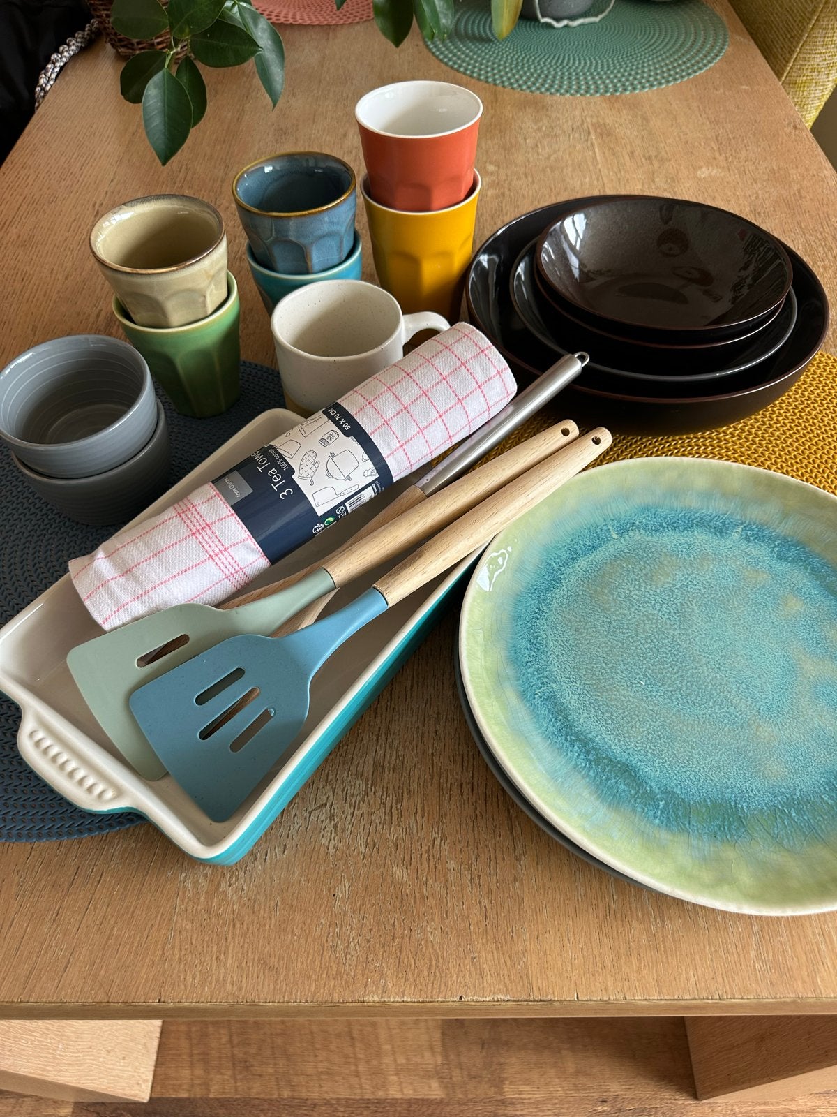 21 stuck keukenset, kitchen set, Diverse Keukenbenodigdheden, Huis en Inrichting, Keuken | Keukenbenodigdheden, Ophalen, Overige typen