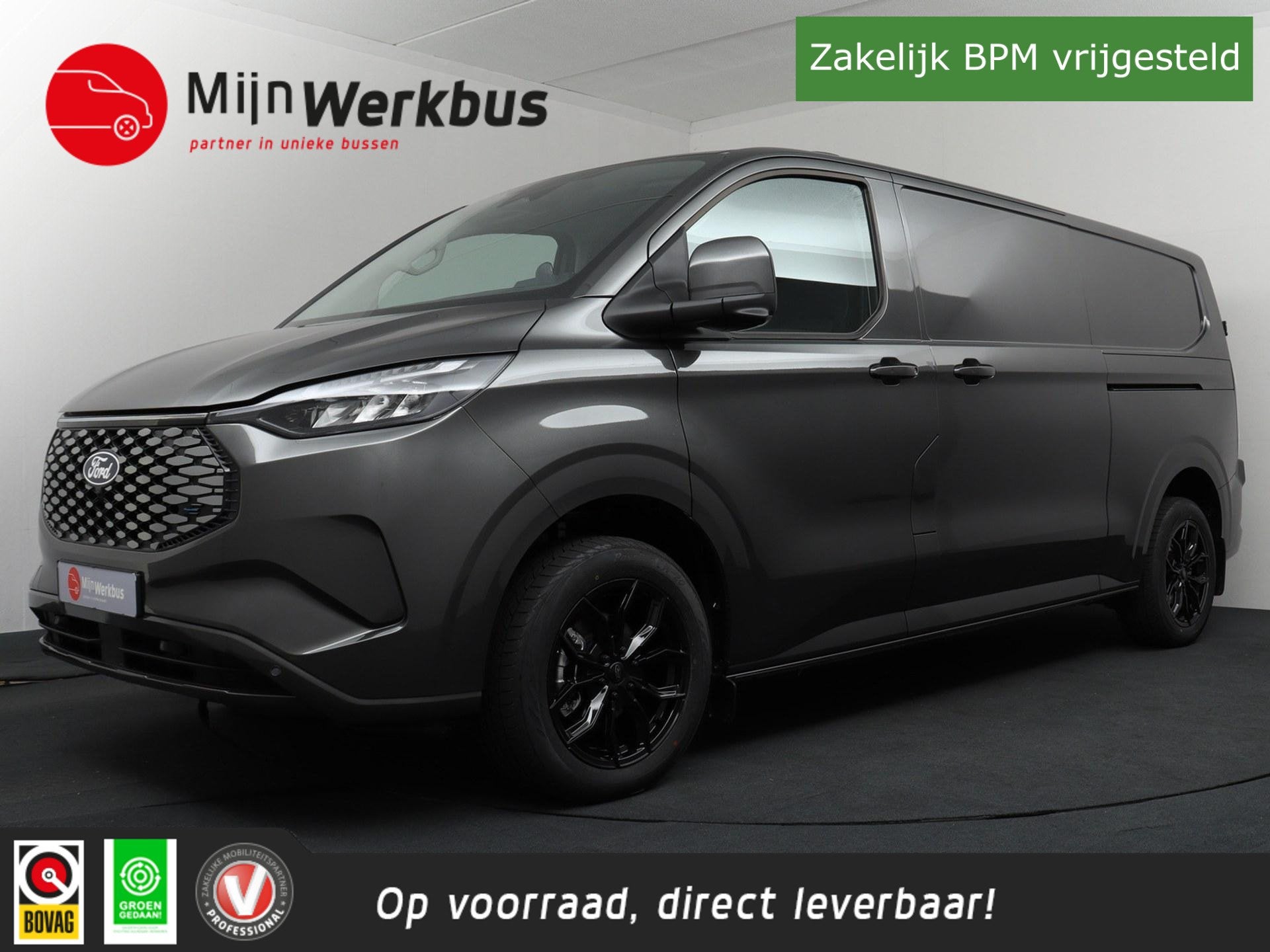 Ford E-Transit Custom 340 L2H1 Limited 71 kWh | 2X Schuif |, Automaat, 71 kWh, 470 min, 218 pk