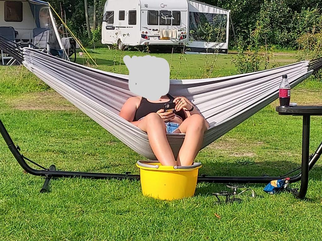 Comfortabele hangmat met standaard - Ideaal voor ontspanning, Ophalen, Gebruikt, Met standaard, Eenpersoons