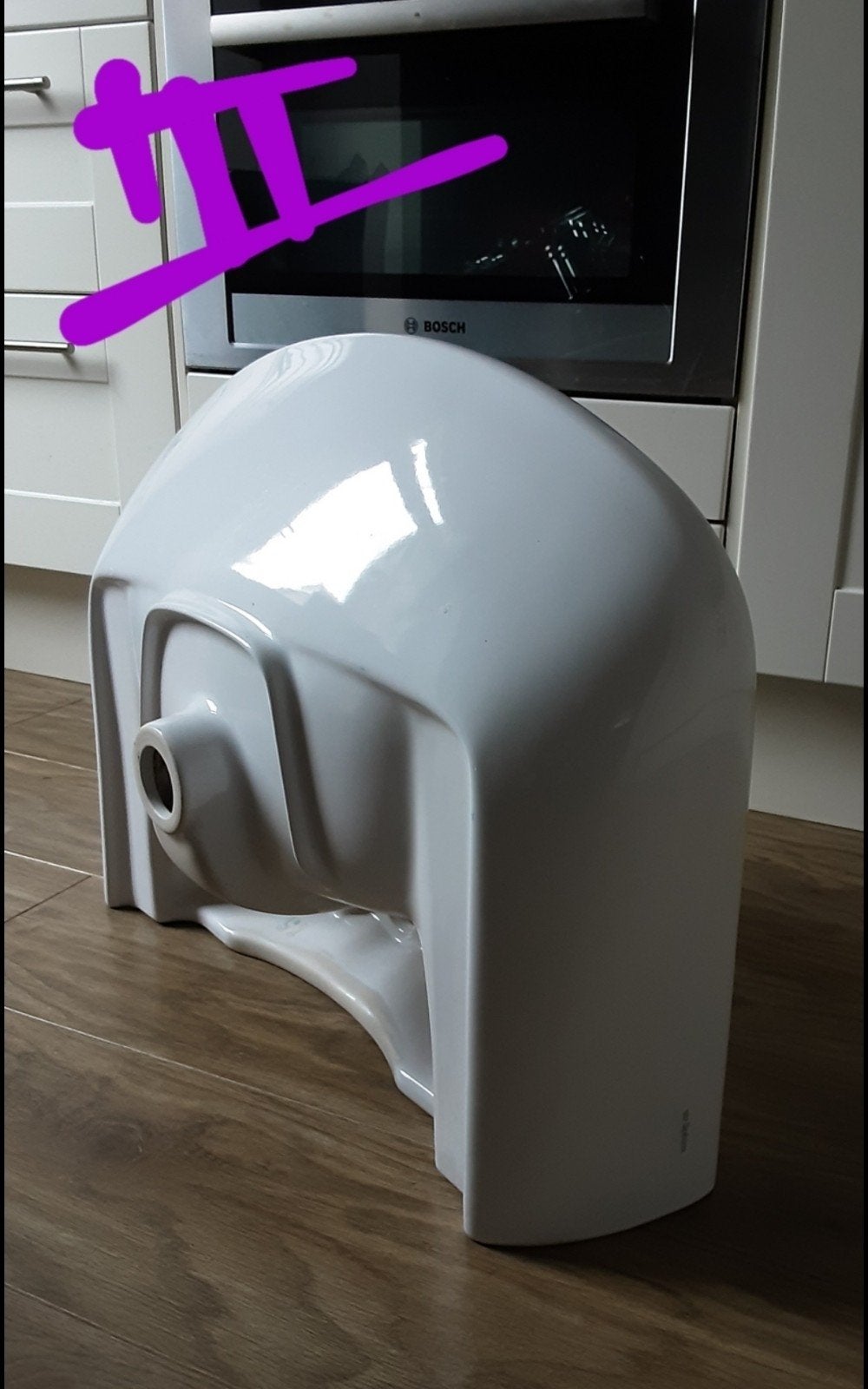 Sphinx 60 cm wit wastafel wasbak, Ophalen