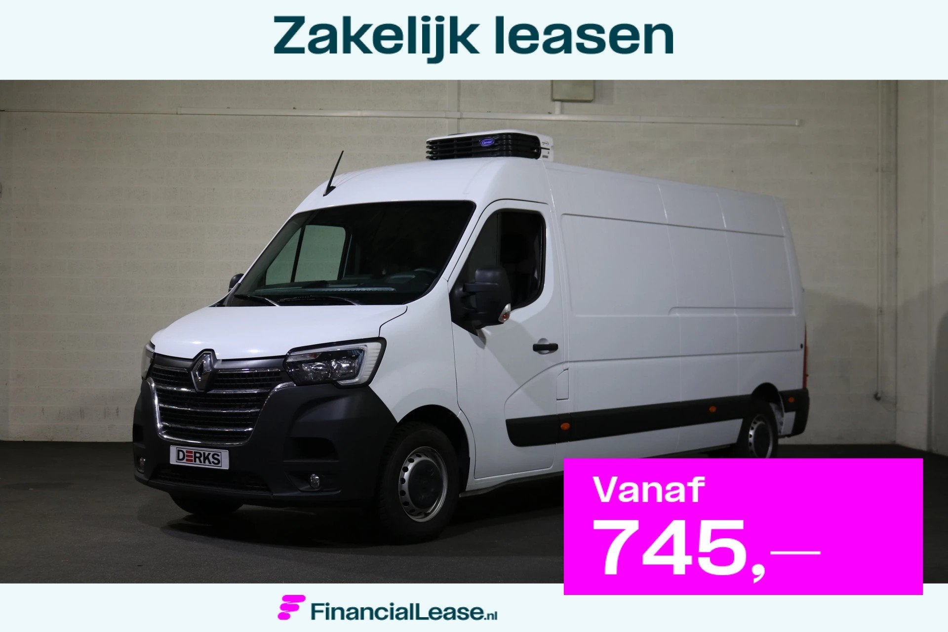 Renault Master 2.3 dCi 135pk L3 H2 Koelwagen Vrieswagen -20, Voorwielaandrijving, Gebruikt, Euro 6, 4 cilinders