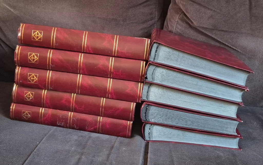 10 Leuchtturm insteekboeken zwarte blz. A4-64, Verzenden, Verzamelalbum