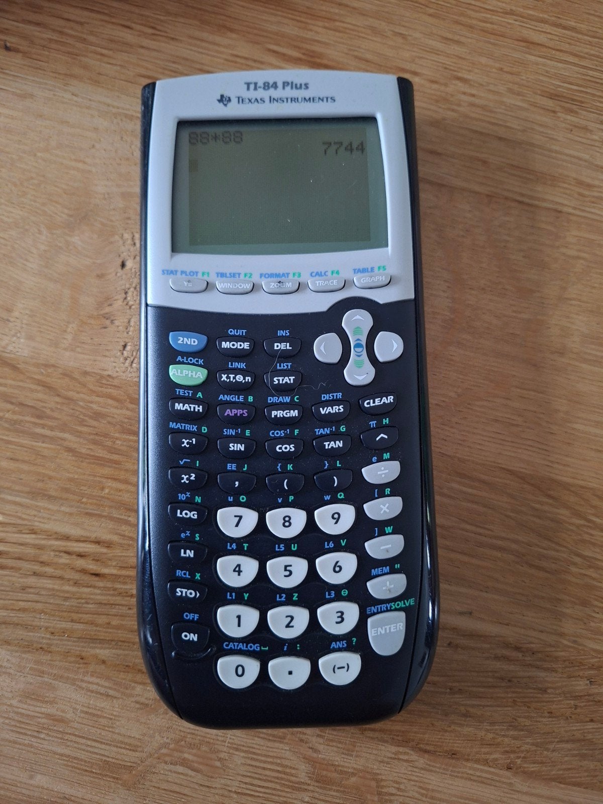 TI-84 Plus Texas Instruments rekenmachine, Ophalen of Verzenden, Grafische rekenmachine, Zo goed als nieuw