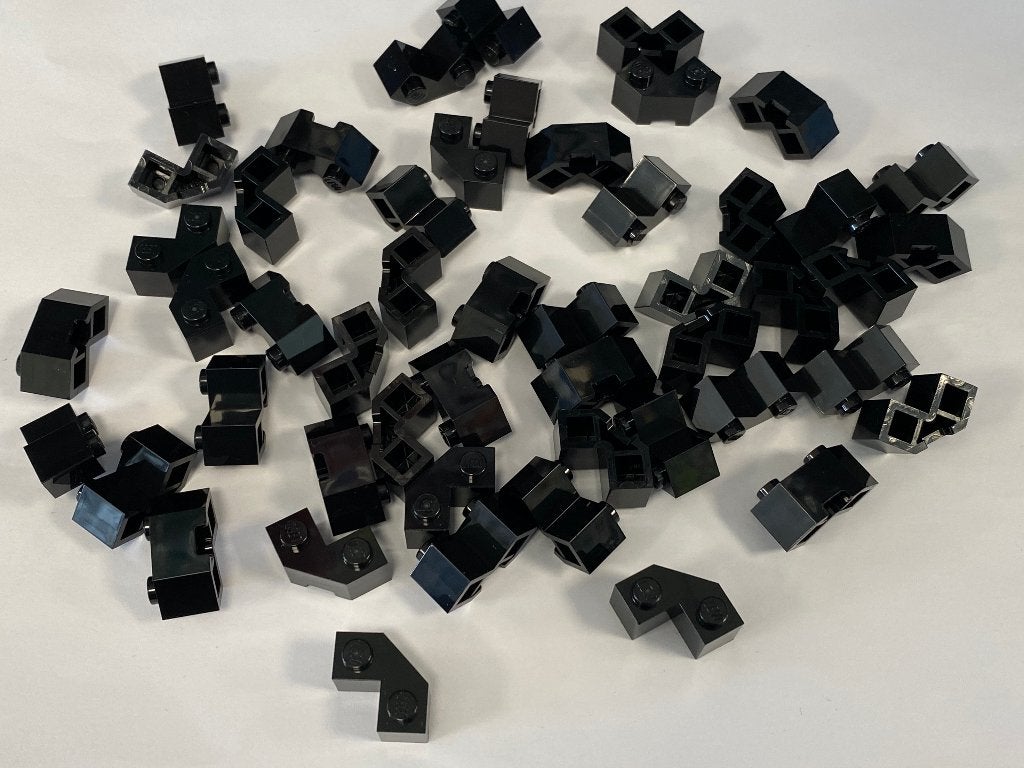 Partij 50x nieuwe 2x2 Lego facet stenen in diverse kleuren, Overige thema's, Lego, Nieuw, Ophalen of Verzenden