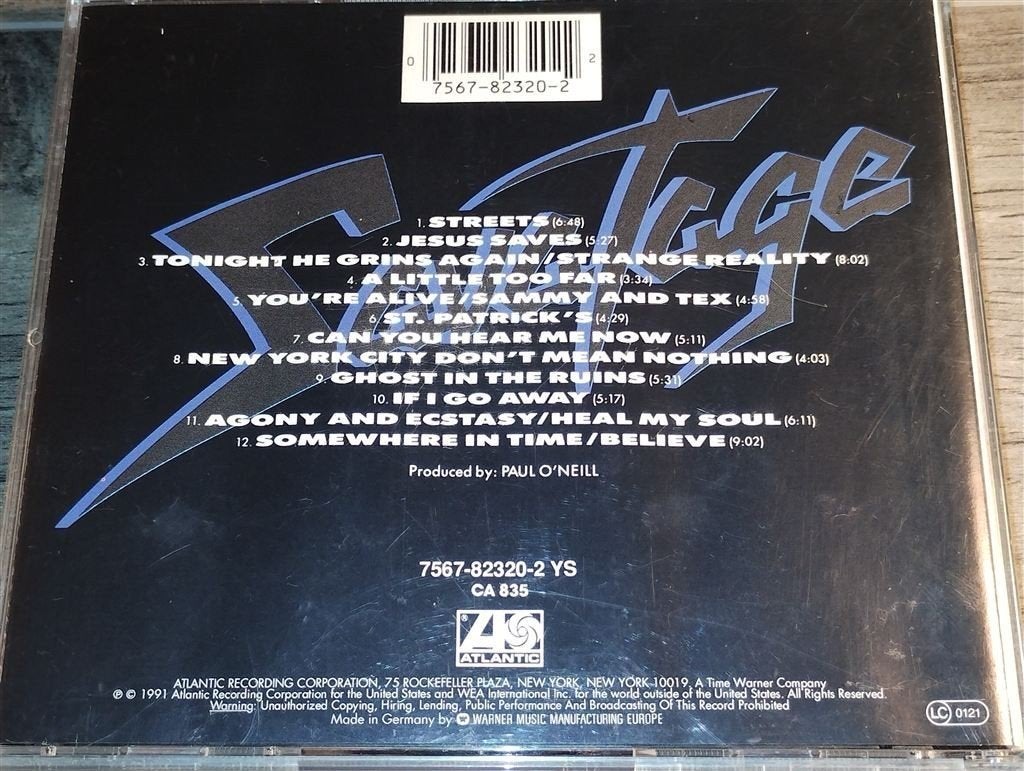 Savatage - Streets - A Rock Opera, Ophalen of Verzenden, Zo goed als nieuw