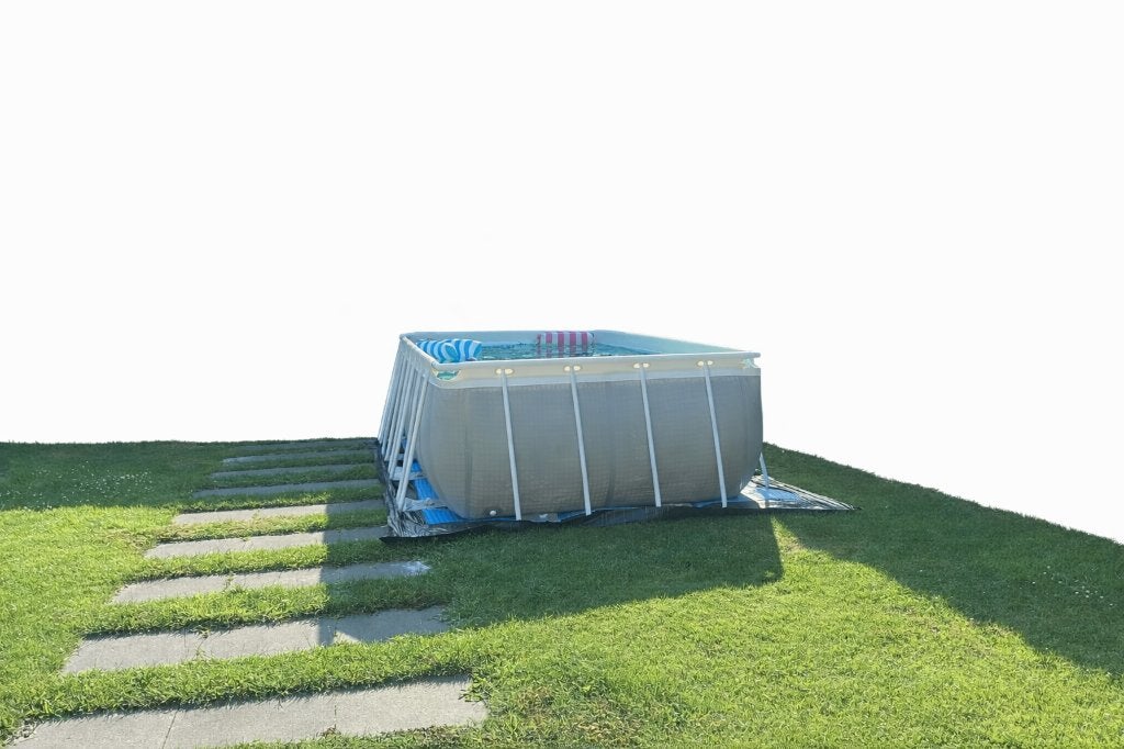 Intex opzet zwembad 488 x 244 x 107 cm, Ophalen, Gebruikt, 200 tot 300 cm, 80 tot 120 cm