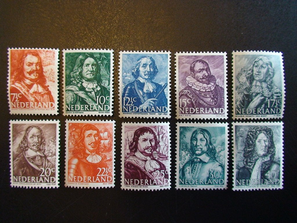 Te koop nl 412 # 421 zeehelden 1943, Postzegels en Munten, Postzegels | Nederland, Postfris, Na 1940, Ophalen of Verzenden