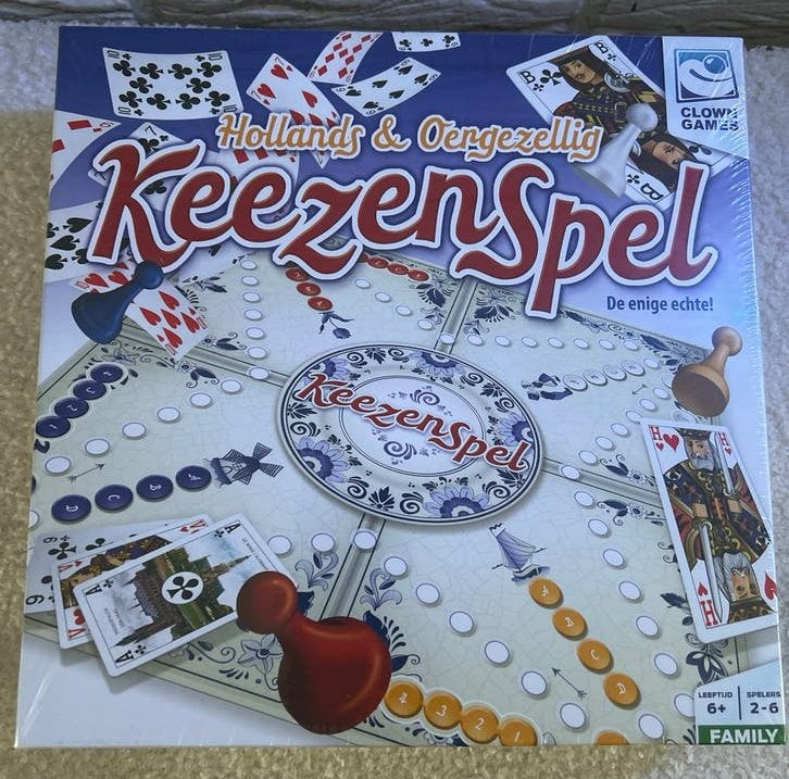 Hollands & Oergezellig Keezenspel - De enige echte!, Hobby en Vrije tijd, Een of twee spelers, Ophalen of Verzenden, Nieuw