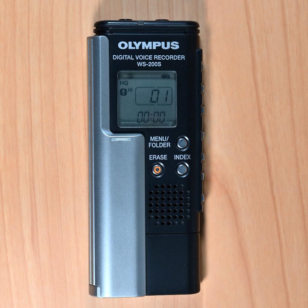 Olympus WS-200S Digital Voicerecorder, Audio, Tv en Foto, Professionele Audio-, Tv- en Video-apparatuur, Ophalen of Verzenden