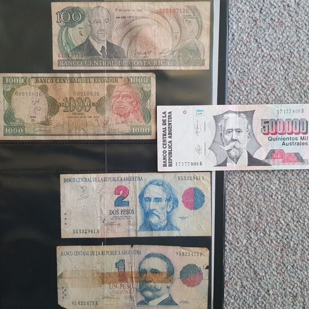 Bankbiljetten Noord en Zuid Amerika / Vintage, Ophalen of Verzenden, Zuid-Amerika, Los biljet