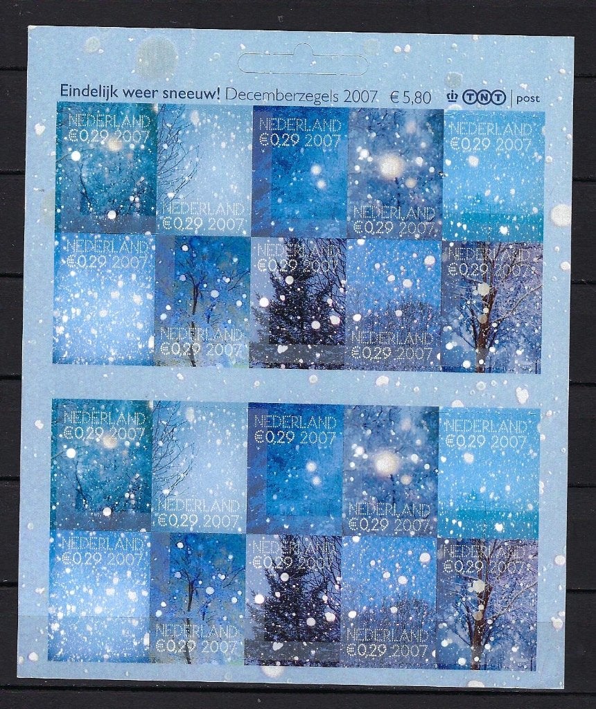 NVPH V2530/V2539 Postfris (kerst), Postzegels en Munten, Ophalen of Verzenden, Na 1940, Postfris