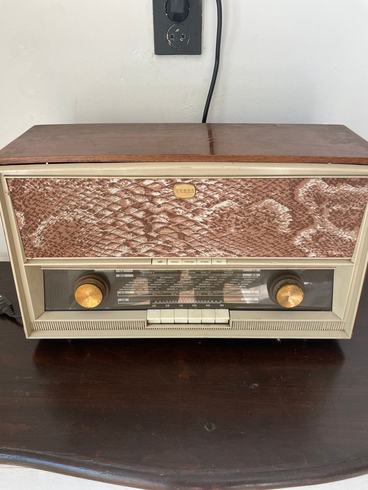 Vintage Buizen Radio Erres ..!!, Antiek en Kunst, Antiek | Tv's en Audio, Ophalen of Verzenden