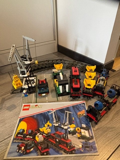 Lego 4565 9V goederentrein, Compleet, Lego, Ophalen of Verzenden, Complete set