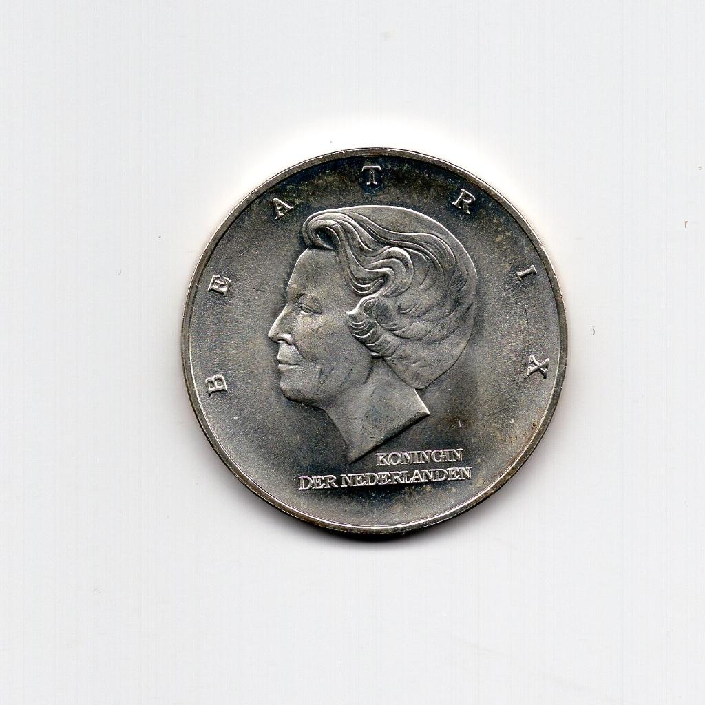 Zilveren 10 Gulden Beatrix 1997, Postzegels en Munten, Munten | Nederland, Koningin Beatrix, Zilver, Ophalen of Verzenden, Losse munt