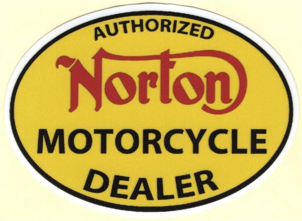 Norton Motorcycle Dealer sticker #11, Verzenden