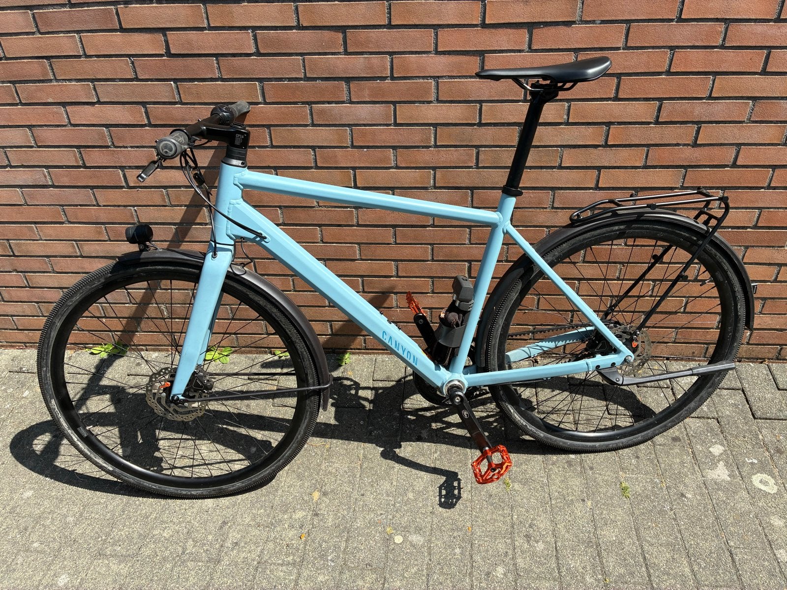 Canyon Citybike - Stijlvol en Comfortabel, 53 tot 56 cm, Versnellingen, Zo goed als nieuw, Schijfrem
