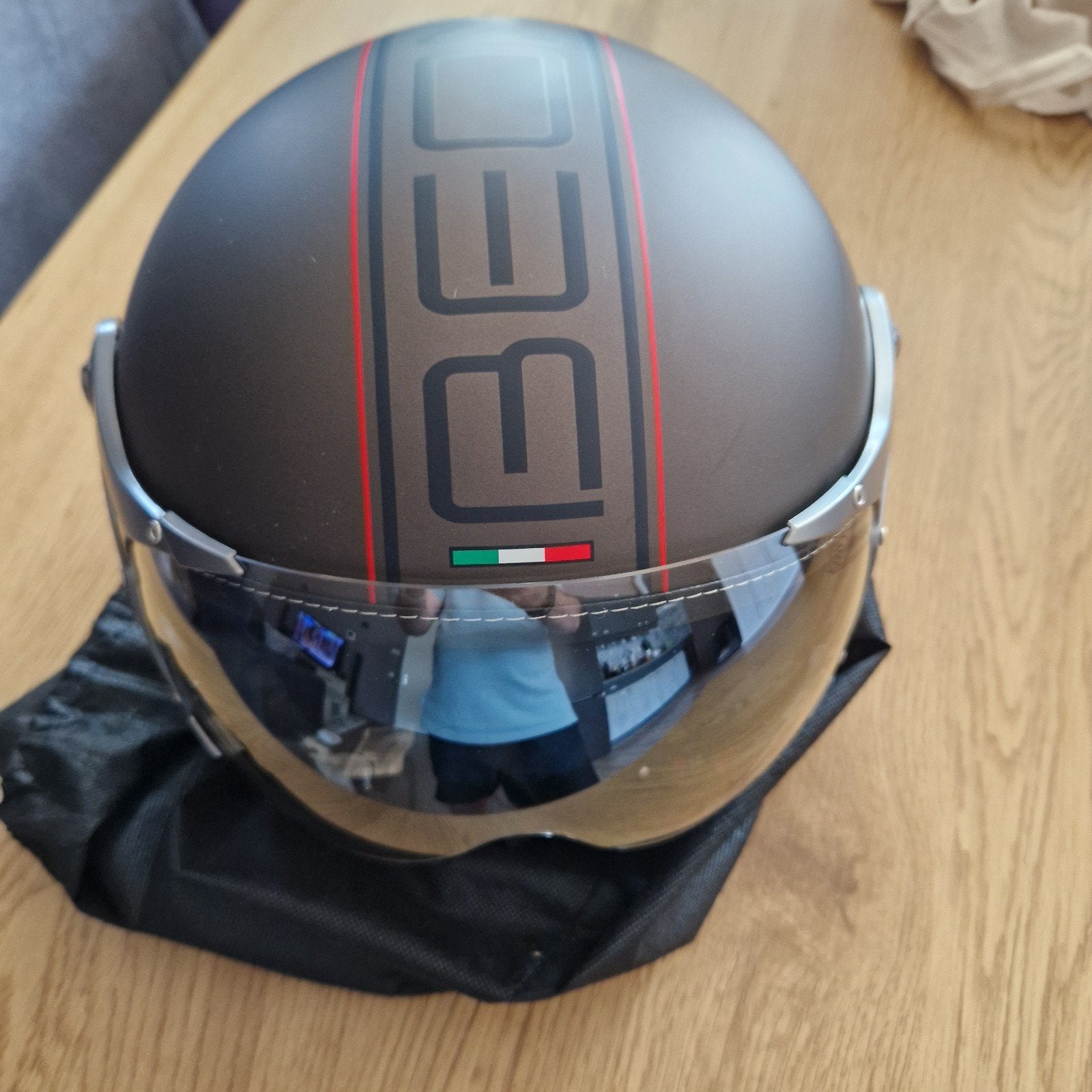 Beon Design Jethelm - Maat M (57-58) - Nieuwstaat, Motoren, M, Heren, Jethelm, Tweedehands
