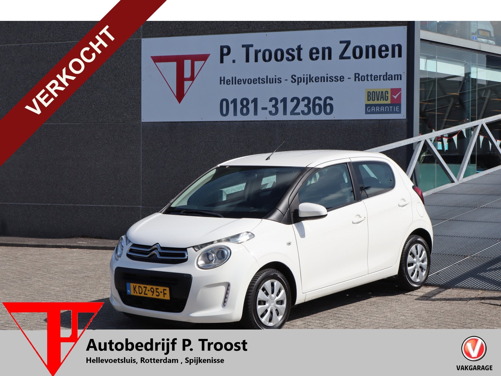 Citroën C1 1.0 VTi Dealeronderhouden! Airco/DAB radio/Bluet, Auto's, Voorwielaandrijving, 12 maanden, Stof, Gebruikt