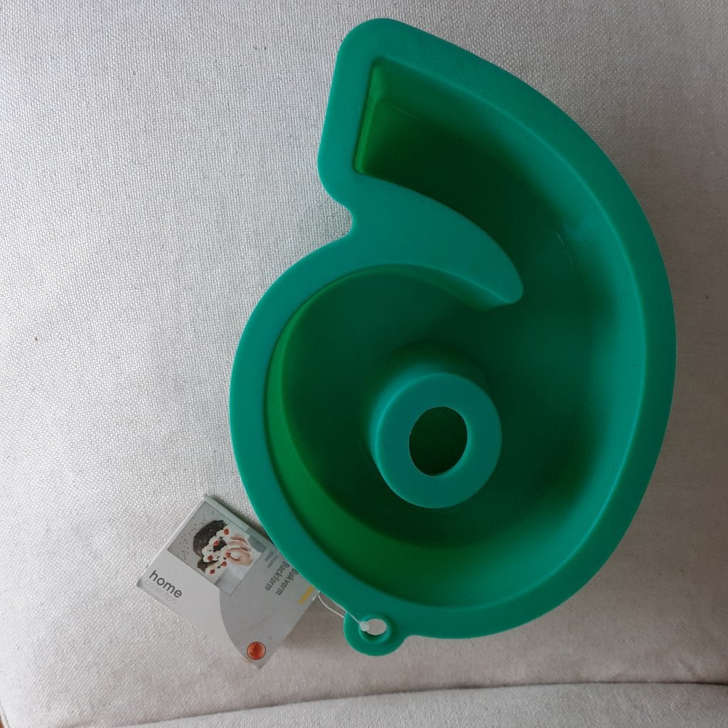 Bakvorm siliconen cakevorm cyfer 6 of 9 - 22,5 cm - nieuw -, Ophalen of Verzenden, Nieuw, Taarten, Bakvorm