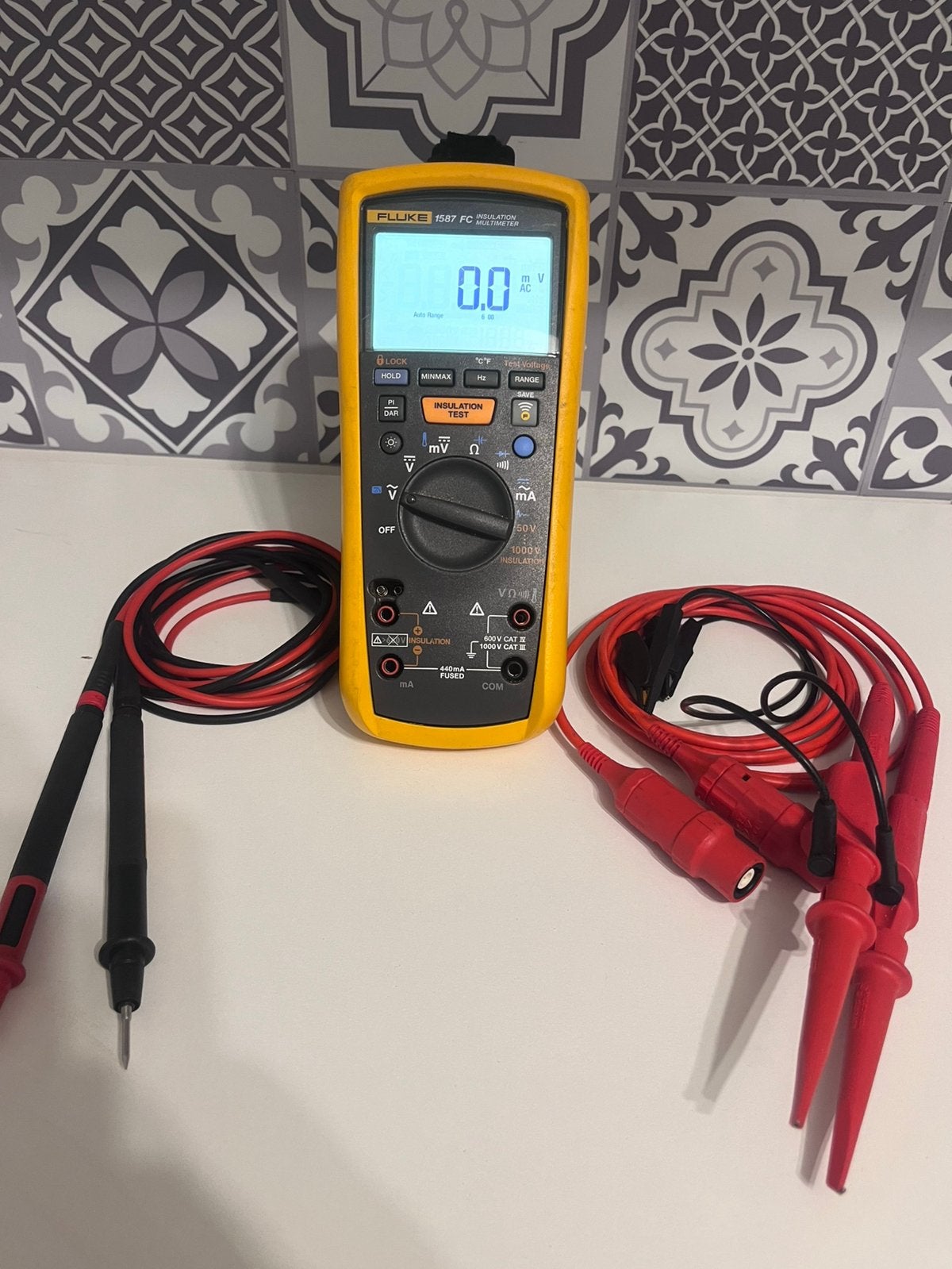 Fluke 1587 FC Isolatietester incl. Kalibratie, Ophalen, Zo goed als nieuw