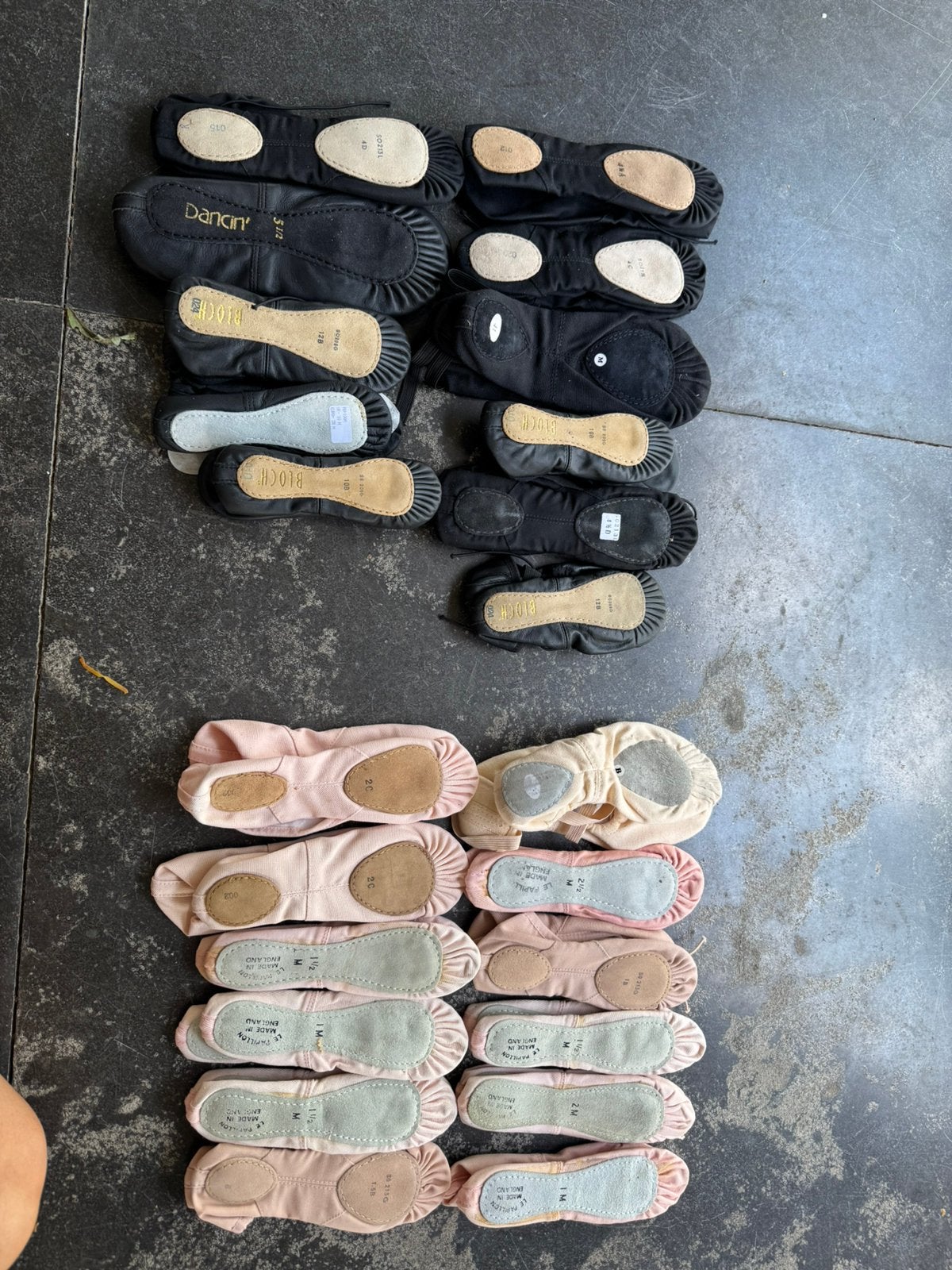 Partij balletschoen, Ophalen, Nieuw, Schoenen